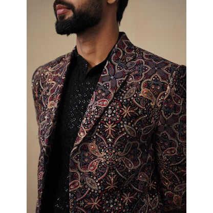 KALPRAAG Kartikey Black Blazer with Shirt and Trouser