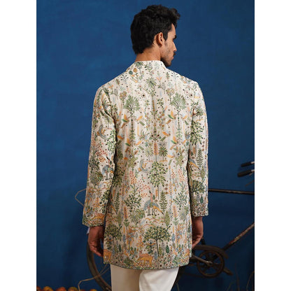 KALPRAAG Parind Ivory Short Kurta With Pant