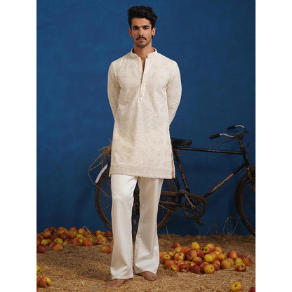 KALPRAAG Uday Ivory Short Kurta With Pant