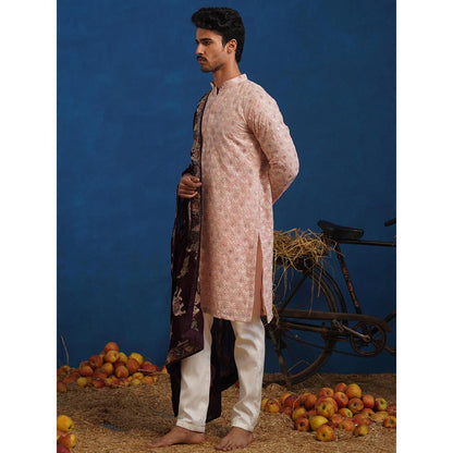 KALPRAAG Zafar Pink Kurta With Pant And Dupatta