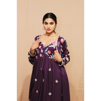 Kanika Verma Vasant Embroidered Kurta with Pant and Jacket (Set of 3)