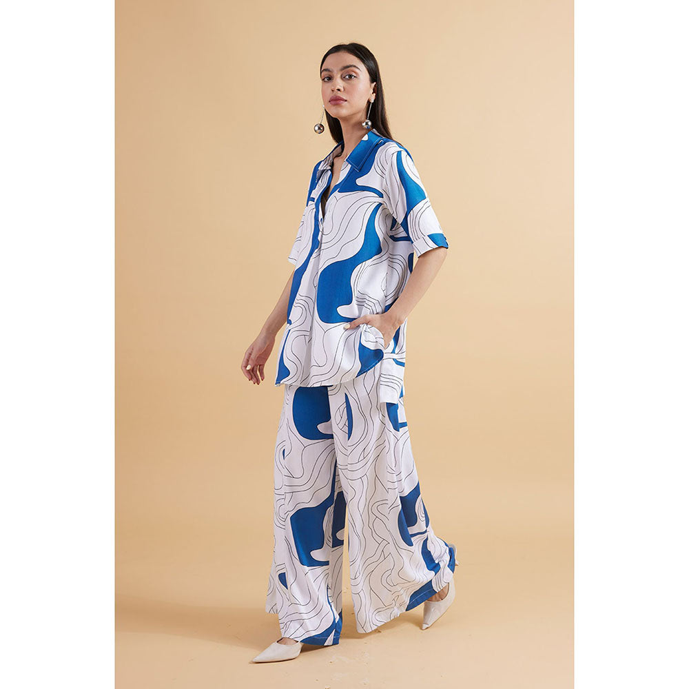 Kanelle Print Summer Shirt with Trousers Co-Ord (Set of 2)