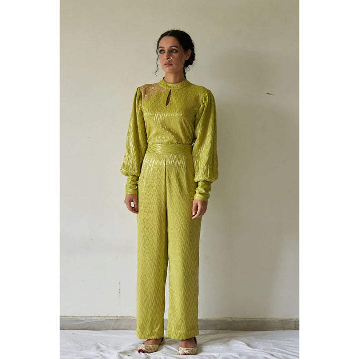 Kanika Sharma Pudina Green Jumpsuit