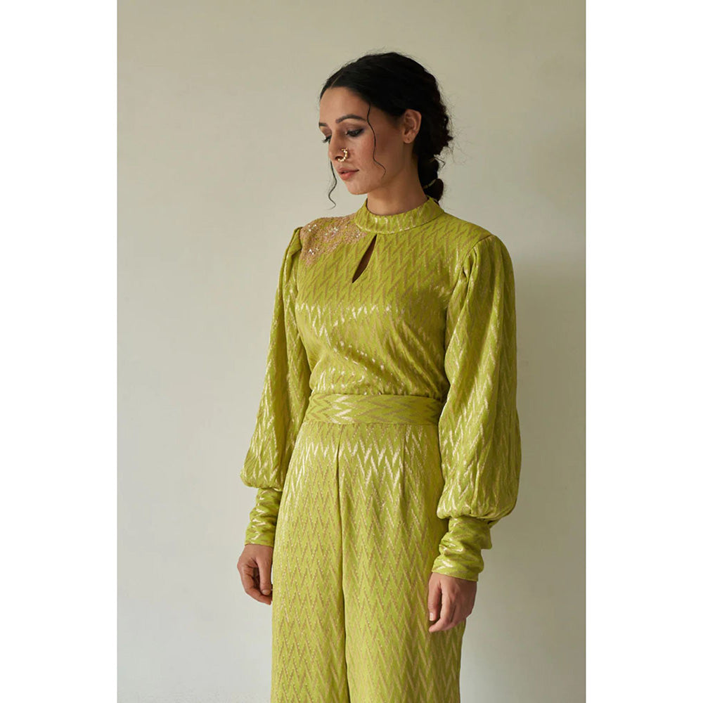 Kanika Sharma Pudina Green Jumpsuit