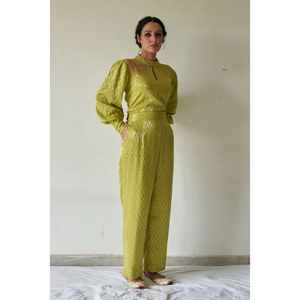 Kanika Sharma Pudina Green Jumpsuit