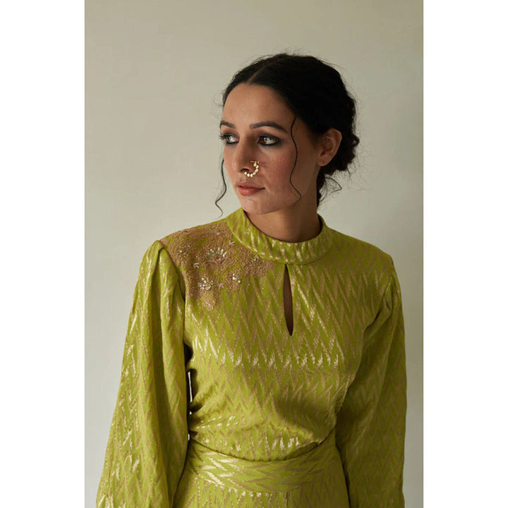 Kanika Sharma Pudina Green Jumpsuit