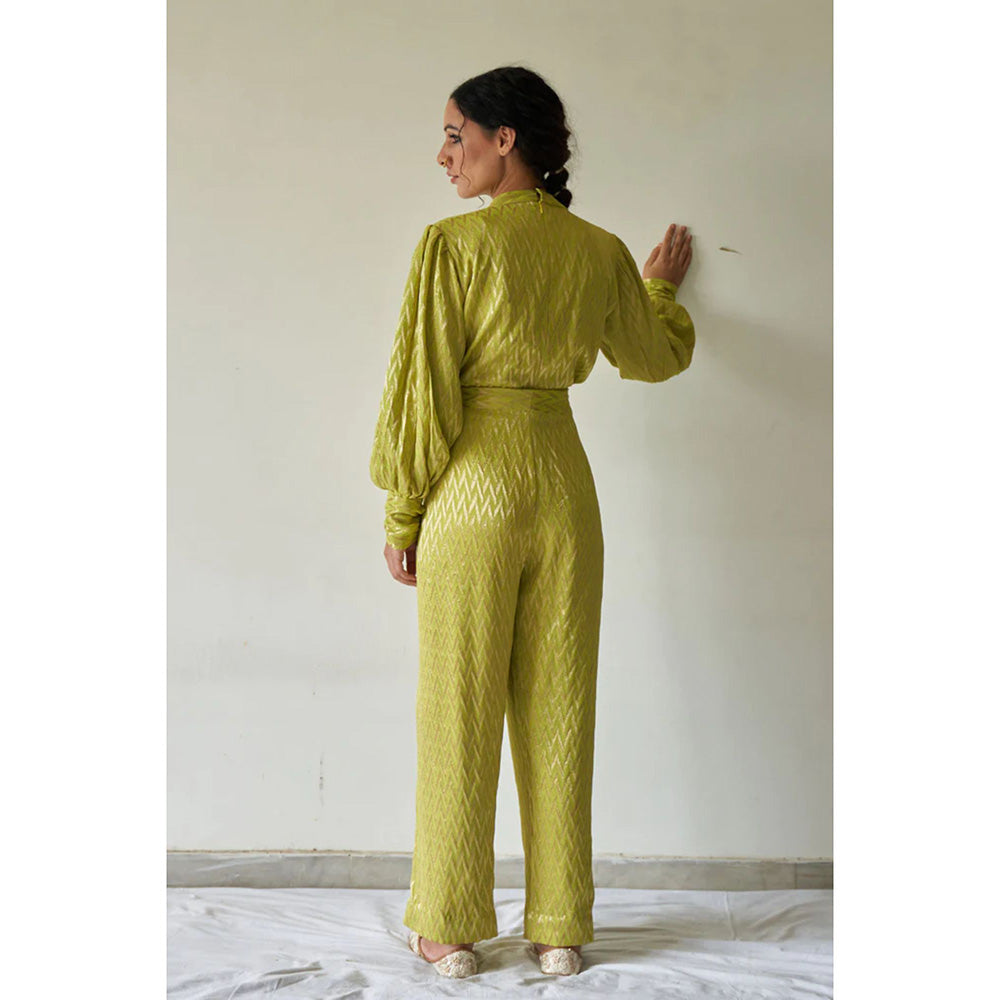 Kanika Sharma Pudina Green Jumpsuit