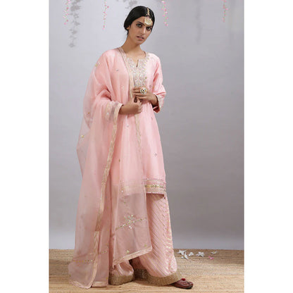 Kanika Sharma Sadabahaar Baby Pink Sharara (Set of 3)
