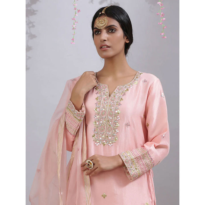 Kanika Sharma Sadabahaar Baby Pink Sharara (Set of 3)