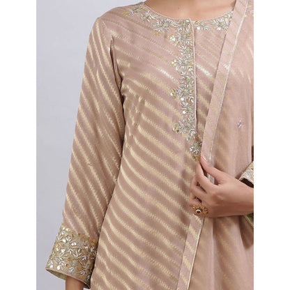 Kanika Sharma Bhumi Rose & Beige Palazzo (Set of 3)