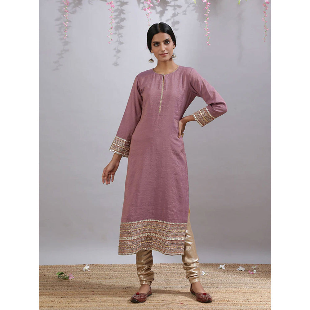 Kanika Sharma Jarul Purple Kurta (Set of 3)