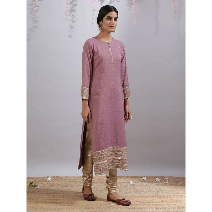 Kanika Sharma Jarul Purple Kurta (Set of 3)