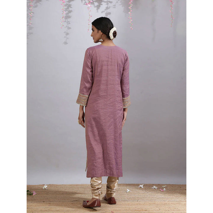 Kanika Sharma Jarul Purple Kurta (Set of 3)