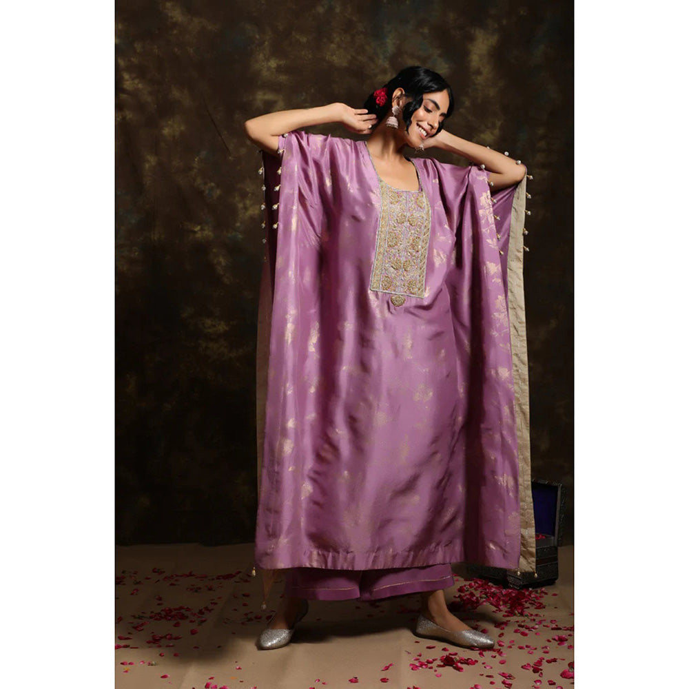 Kanika Sharma Bainganee kaftan (Set of 2)