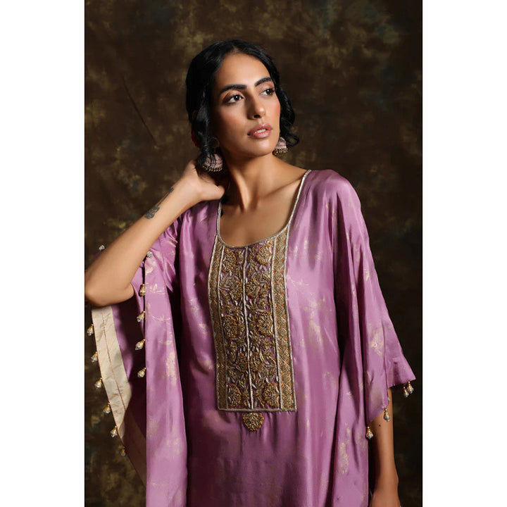 Kanika Sharma Bainganee kaftan (Set of 2)