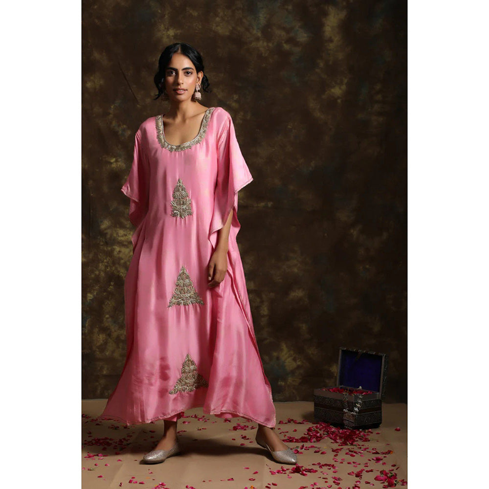 Kanika Sharma Gulabi Kaftan (Set of 2)