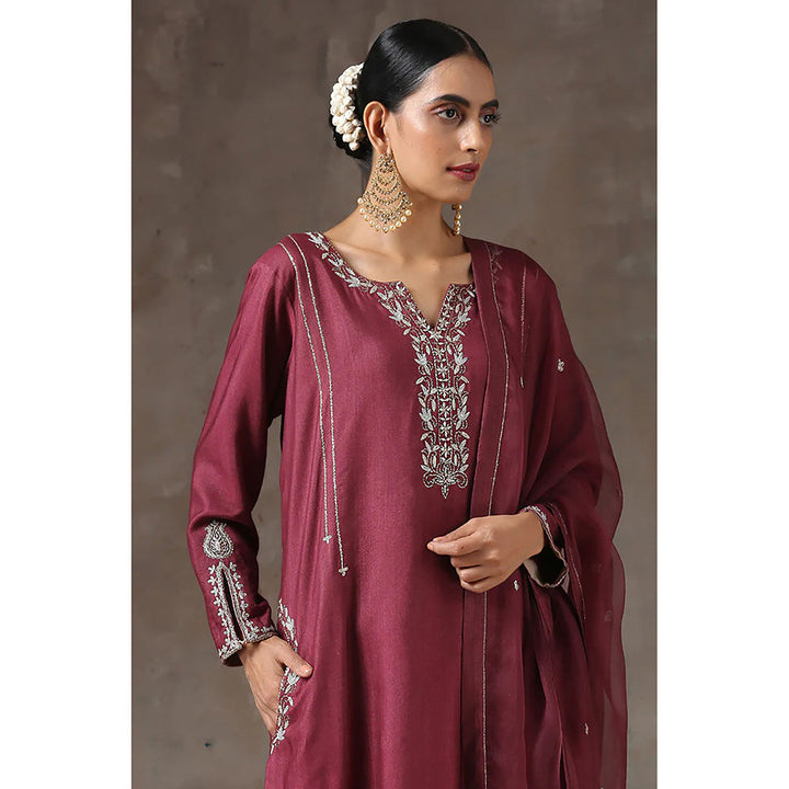 Kanika Sharma Sukhi Mirch Lahoriya Kurta with Chudhidar and Dupatta (Set of 3)