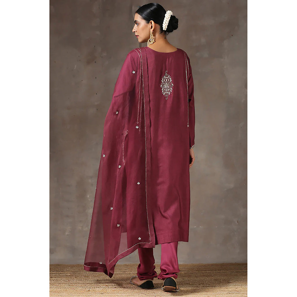 Kanika Sharma Sukhi Mirch Lahoriya Kurta with Chudhidar and Dupatta (Set of 3)