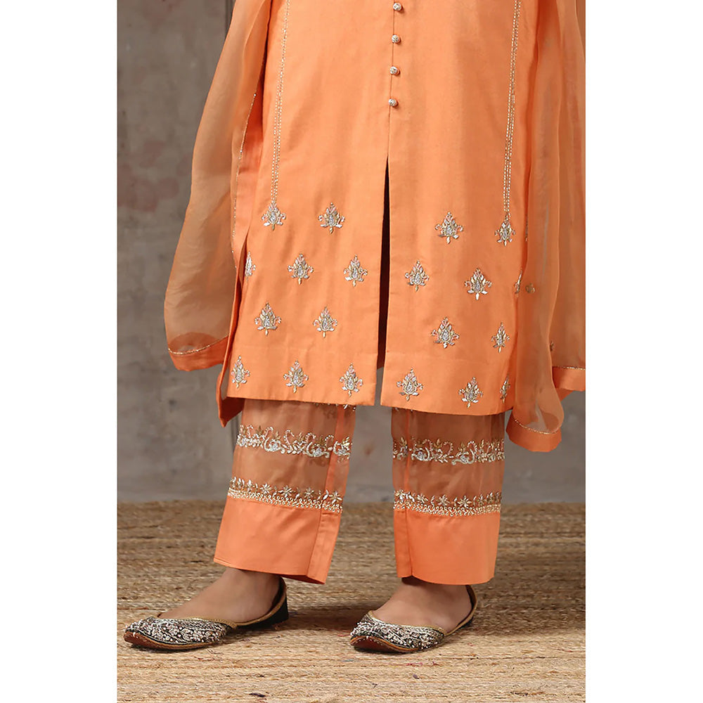 Kanika Sharma Santari Lahoriya Botti Kurta with Patalun and Dupatta (Set of 3)