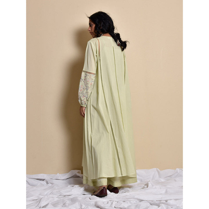 Kanika Sharma Green Bageecha Irfat Choga Kurta Set