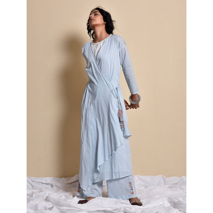 Kanika Sharma Blue Taana Kurta Set