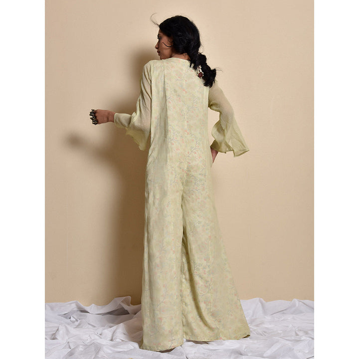 Kanika Sharma Green Pati Jama Jumpsuit