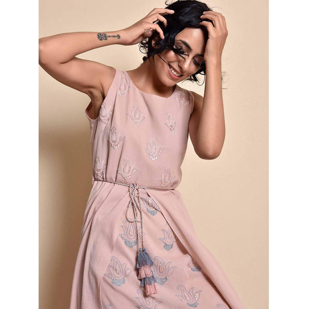 Kanika Sharma Pink Ambi Botti Dress