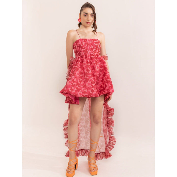 Kaori By Shreya Candy Kiss High Low Balloon Dress