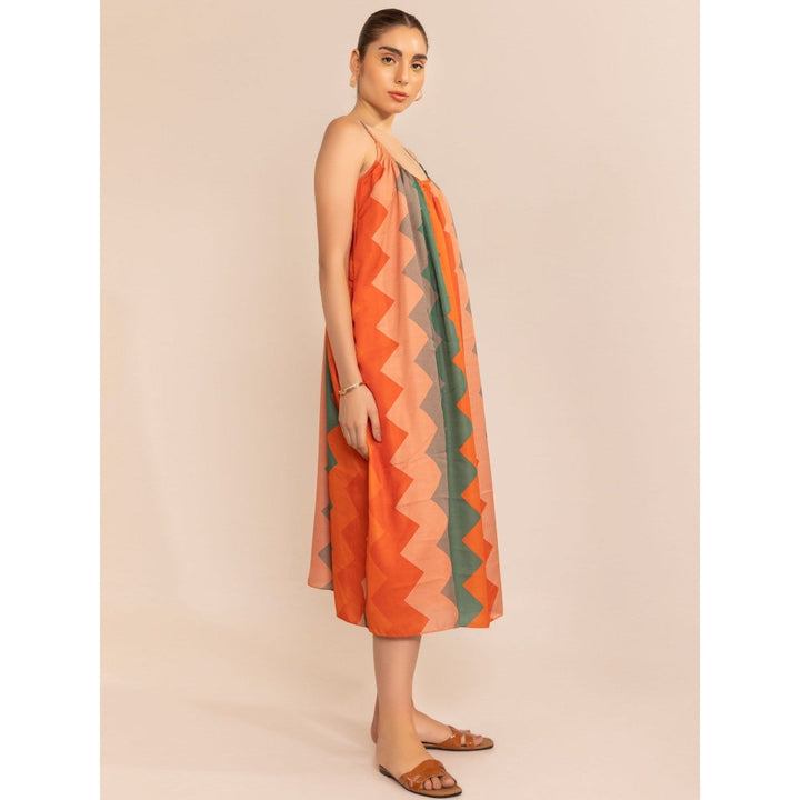 Kaori By Shreya Multi Print Summer Dress