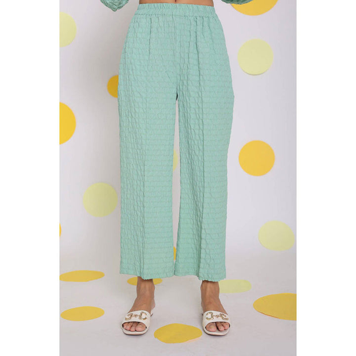 Kaori By Shreya Light Green Casual Everyday Wear Pants