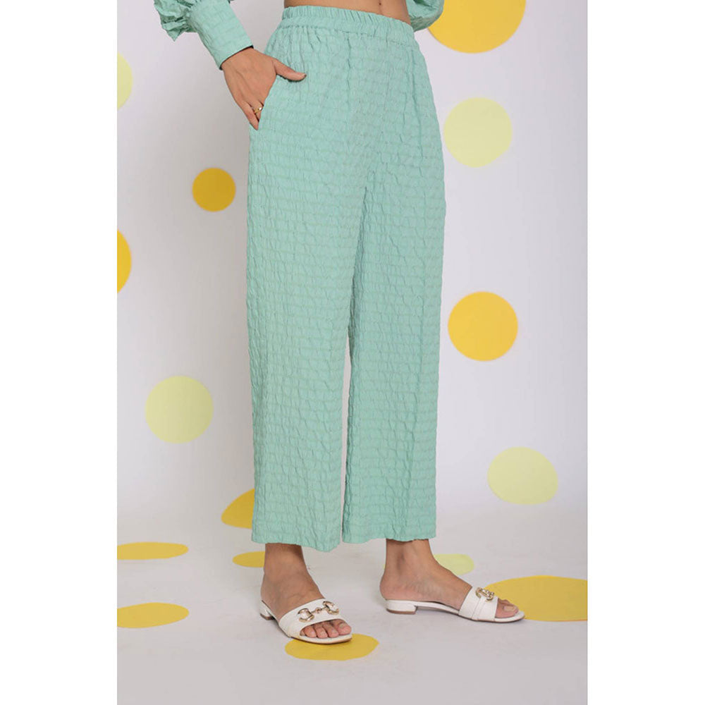 Kaori By Shreya Light Green Casual Everyday Wear Pants