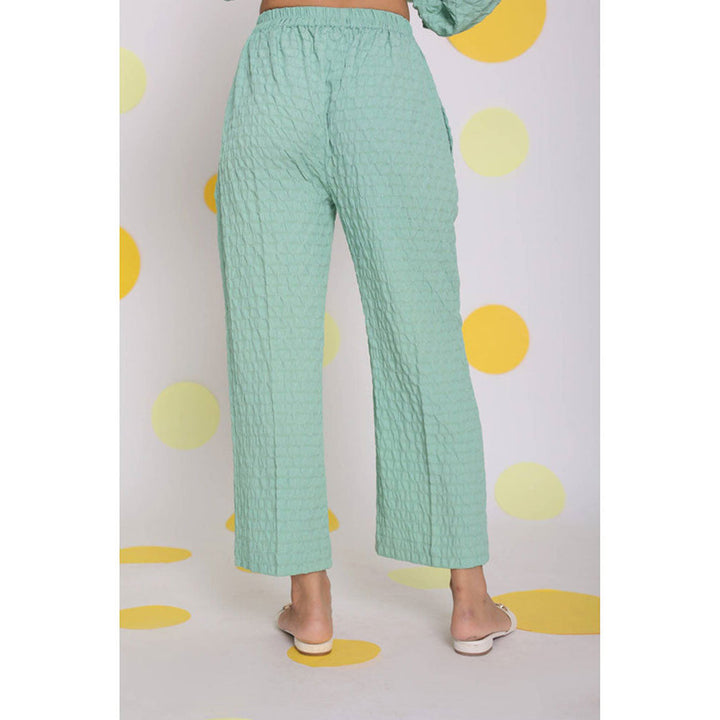 Kaori By Shreya Light Green Casual Everyday Wear Pants