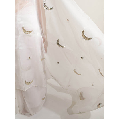 KAPARDARA The Light Of The Moon In The Night Sky Is The Moonlight Saree