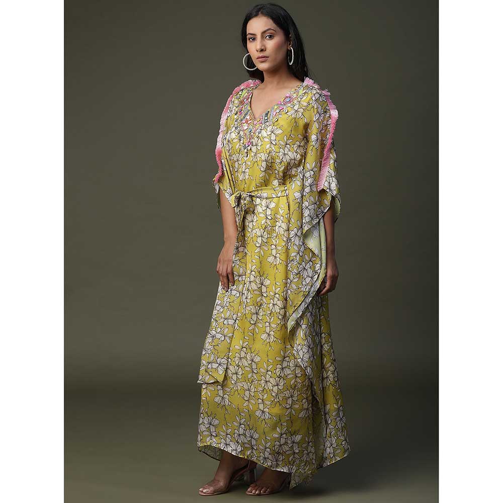 Arpita Sulakshana Flower Printed Kaftan