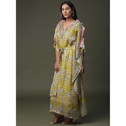 Arpita Sulakshana Flower Printed Kaftan