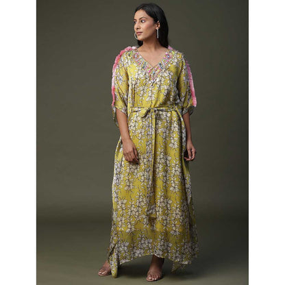 Arpita Sulakshana Flower Printed Kaftan
