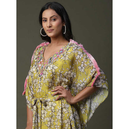 Arpita Sulakshana Flower Printed Kaftan