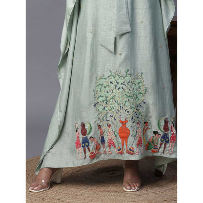 Arpita Sulakshana Village Hand painted Kaftan