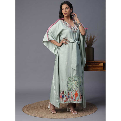 Arpita Sulakshana Village Hand painted Kaftan