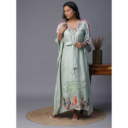 Arpita Sulakshana Village Hand painted Kaftan