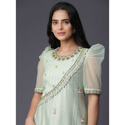 Arpita Sulakshana Kali Hand painted Suit (Set of 3)