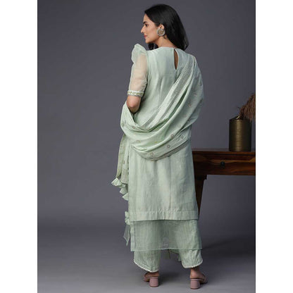 Arpita Sulakshana Kali Hand painted Suit (Set of 3)