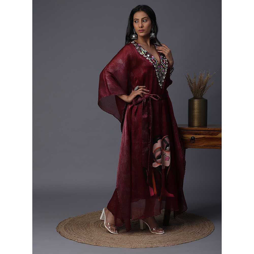 Arpita Sulakshana Hand painted Printed Kaftan