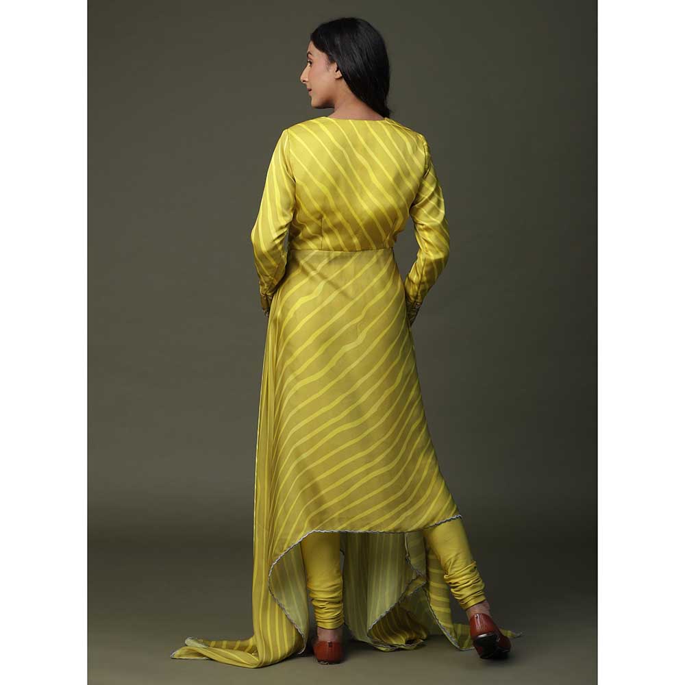 Arpita Sulakshana Yellow Stripe Hander chief Indo (Set of 3)