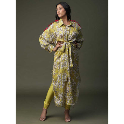 Arpita Sulakshana Floral Silk Indo (Set of 2)