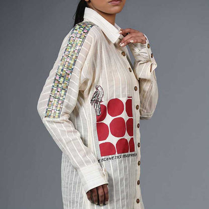 Arpita Sulakshana Laal Shooka Shirt