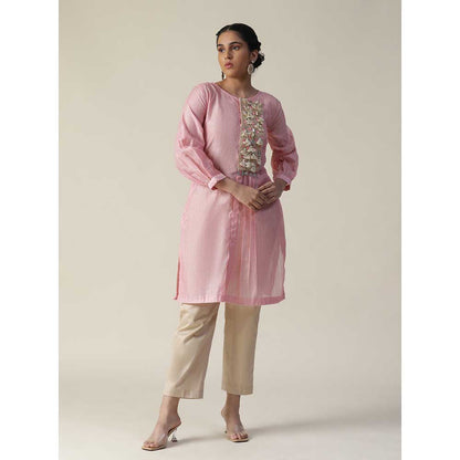 Arpita Sulakshana Pink Cotton Candy Kurta (Set of 2)