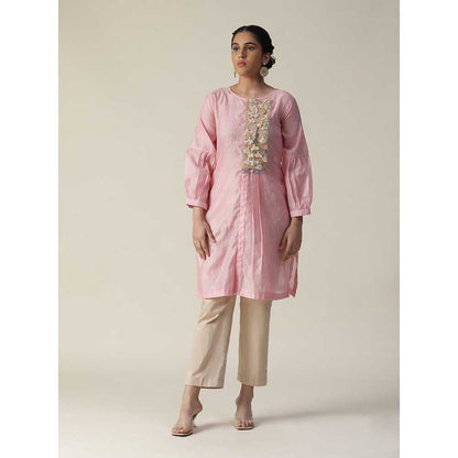 Arpita Sulakshana Pink Cotton Candy Kurta (Set of 2)