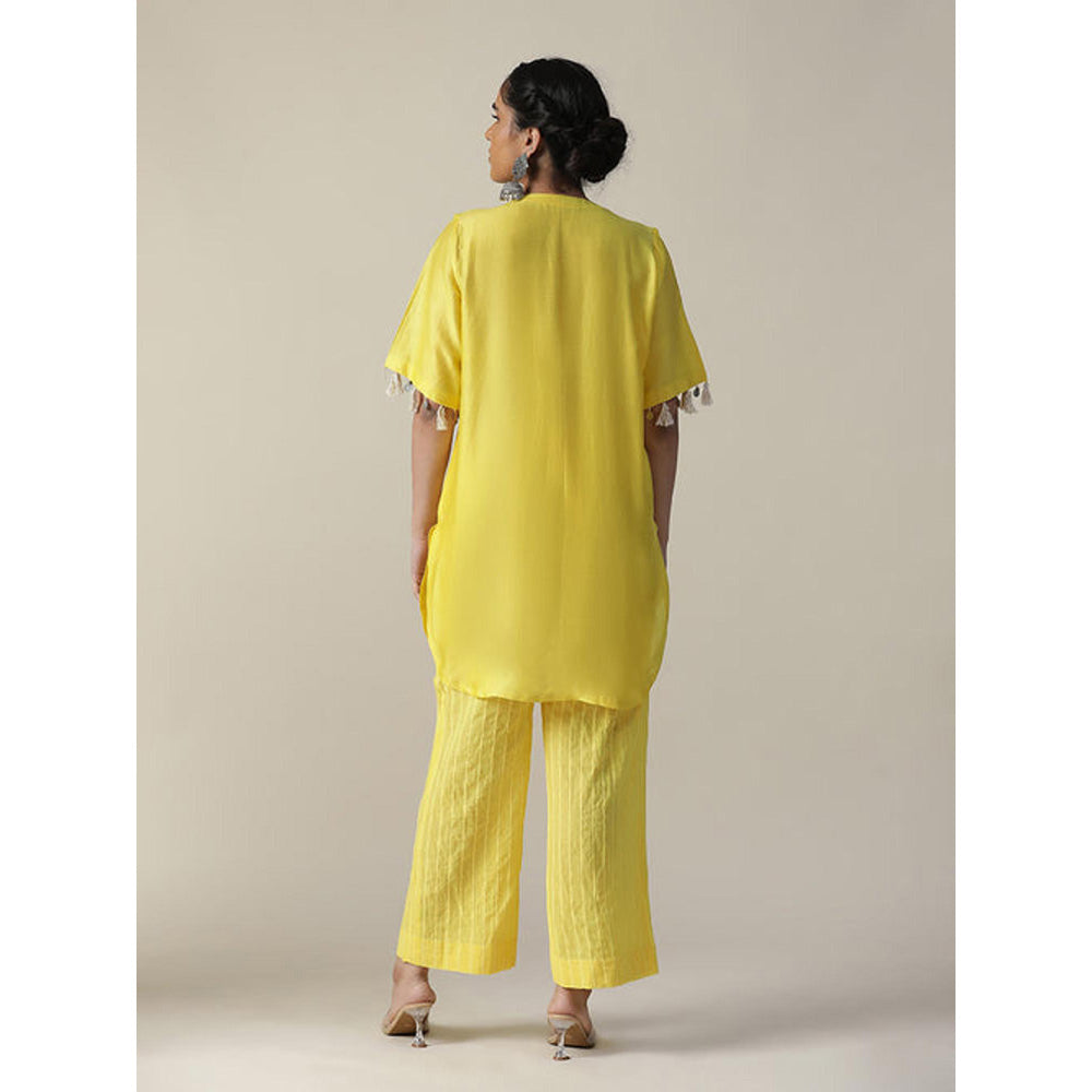 Arpita Sulakshana Jaune Mimosa Hand Painted Co-Ords