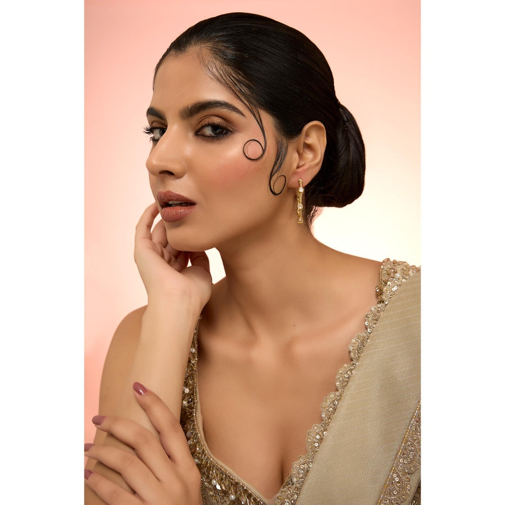 KARISA DESIGNS Classic Moissanite Hoops